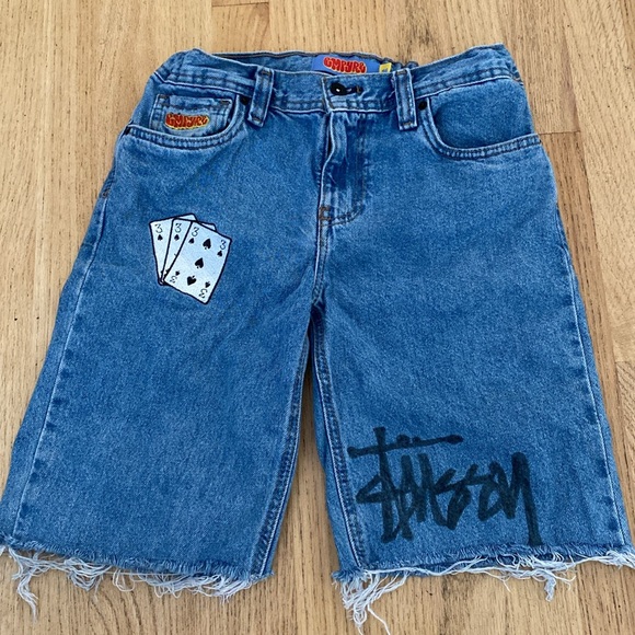 Empyre Blue Denim Shorts - Picture 6 of 9